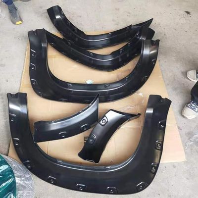 Customized Silver Car Wheel Fender Flare untuk Toyota Tacoma 2005-2011 Long Bed
