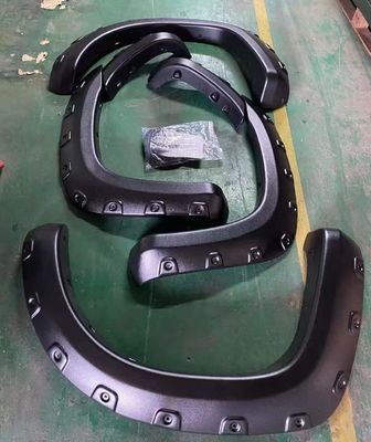 Customized Silver Car Wheel Fender Flare untuk Toyota Tacoma 2005-2011 Long Bed