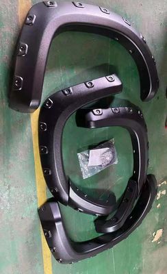 Customized Silver Car Wheel Fender Flare untuk Toyota Tacoma 2005-2011 Long Bed